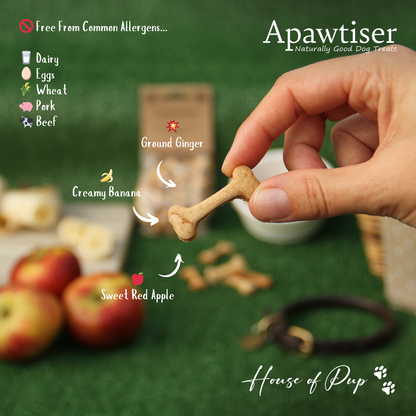 Apawtiser Apple & Banana Bones 100g