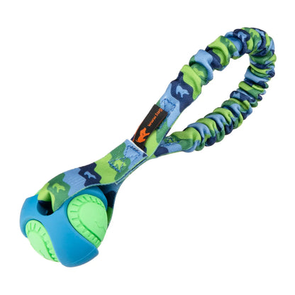 Durable tug toy for dogs – PowerBall Bungee by Tug-E-Nuff